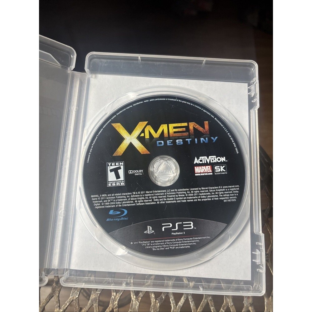 X-Men: Destiny (Sony PlayStation 3 PS3, 2011)   DISC ONLY.  CLEAN DISC